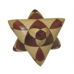 פאזל מעץ תלת מימדי  dual tetrahedron 03