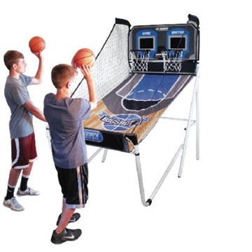 מתקן כדורסל כפול לילדים