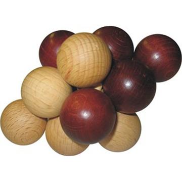 פאזל כדורים מעץ תלת מימדי vincoxiv